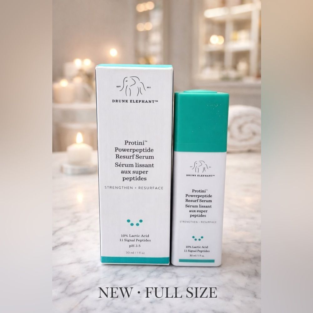 Drunk Elephant Protini Powerpeptide Serum 30ml NEW In Box Lactic Acid Skincare